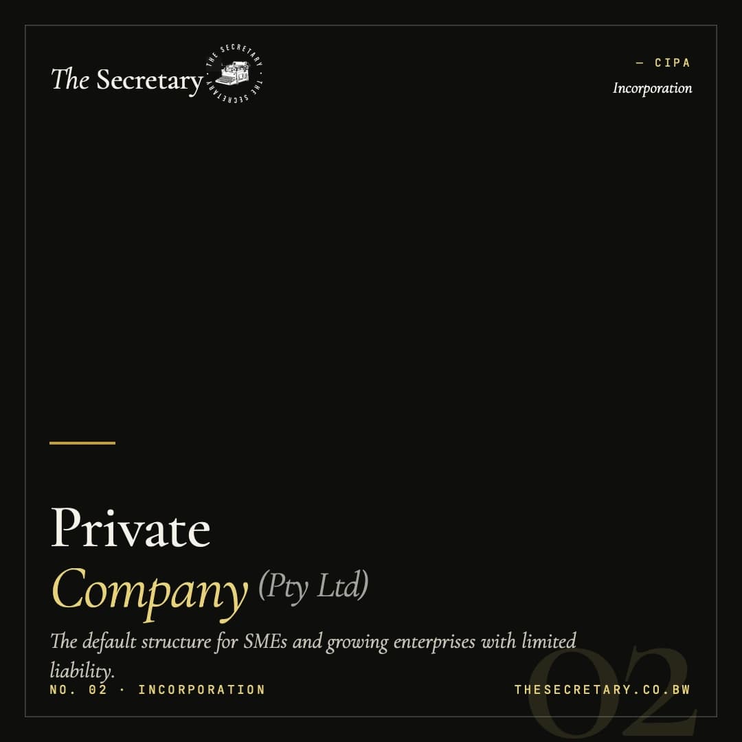 Private Company (Pty Ltd)