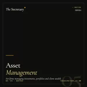 NBFIRA – Asset Management Licence