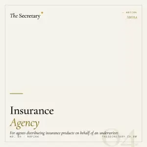 NBFIRA – Insurance Agency Licence