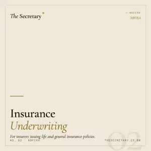 NBFIRA – Insurance Licence (Underwriting)