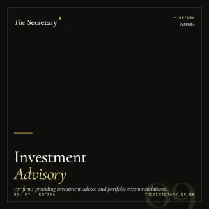 NBFIRA – Investment Advisory Licence