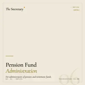 NBFIRA – Pension Fund Administration Licence