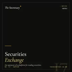 NBFIRA – Securities Exchange Licence